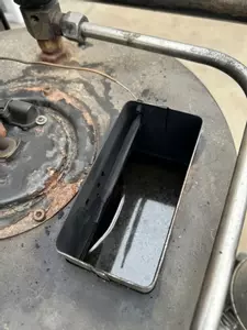 Boiler jacket filled with water after burst coil on Nilfisk Contractor diesel hot pressure washer.